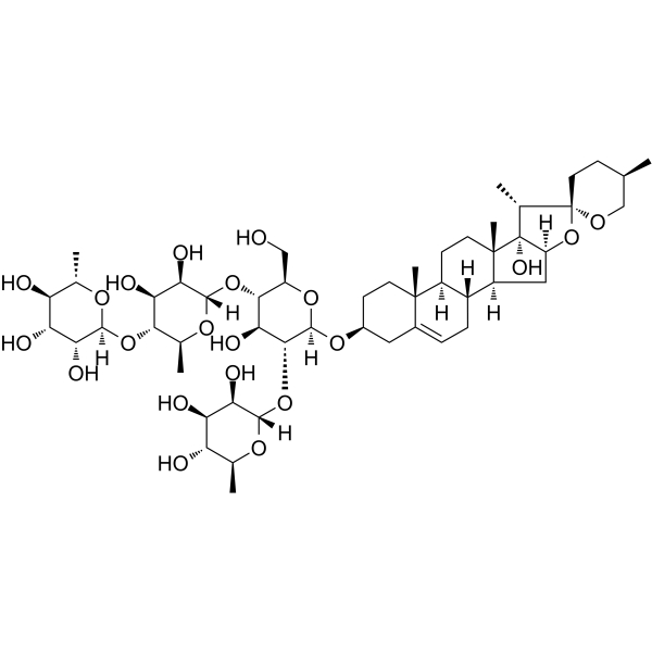 Paris saponin VII Structure